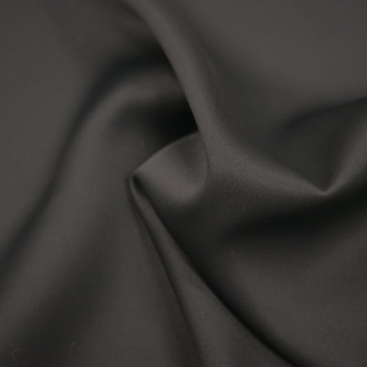 JF Fabrics REPOSE 99 Fabric Plain Black  Lining,Dimout - 6003399 J7871
