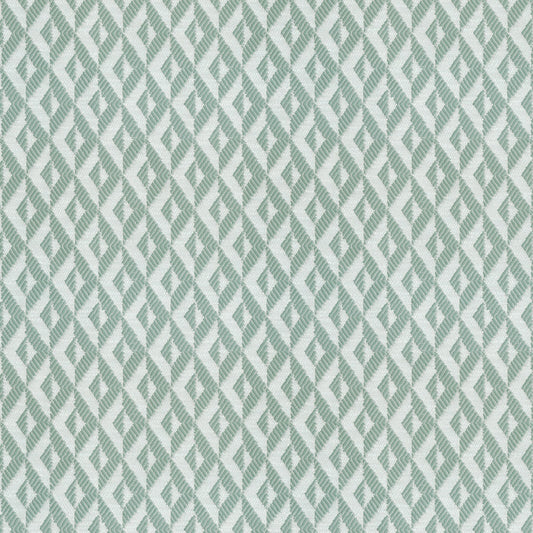 JF Fabrics REPRO 63 Fabric Diamond,Geometric,Traditional Blue,Teal  Jacquard - 8431063 J8591