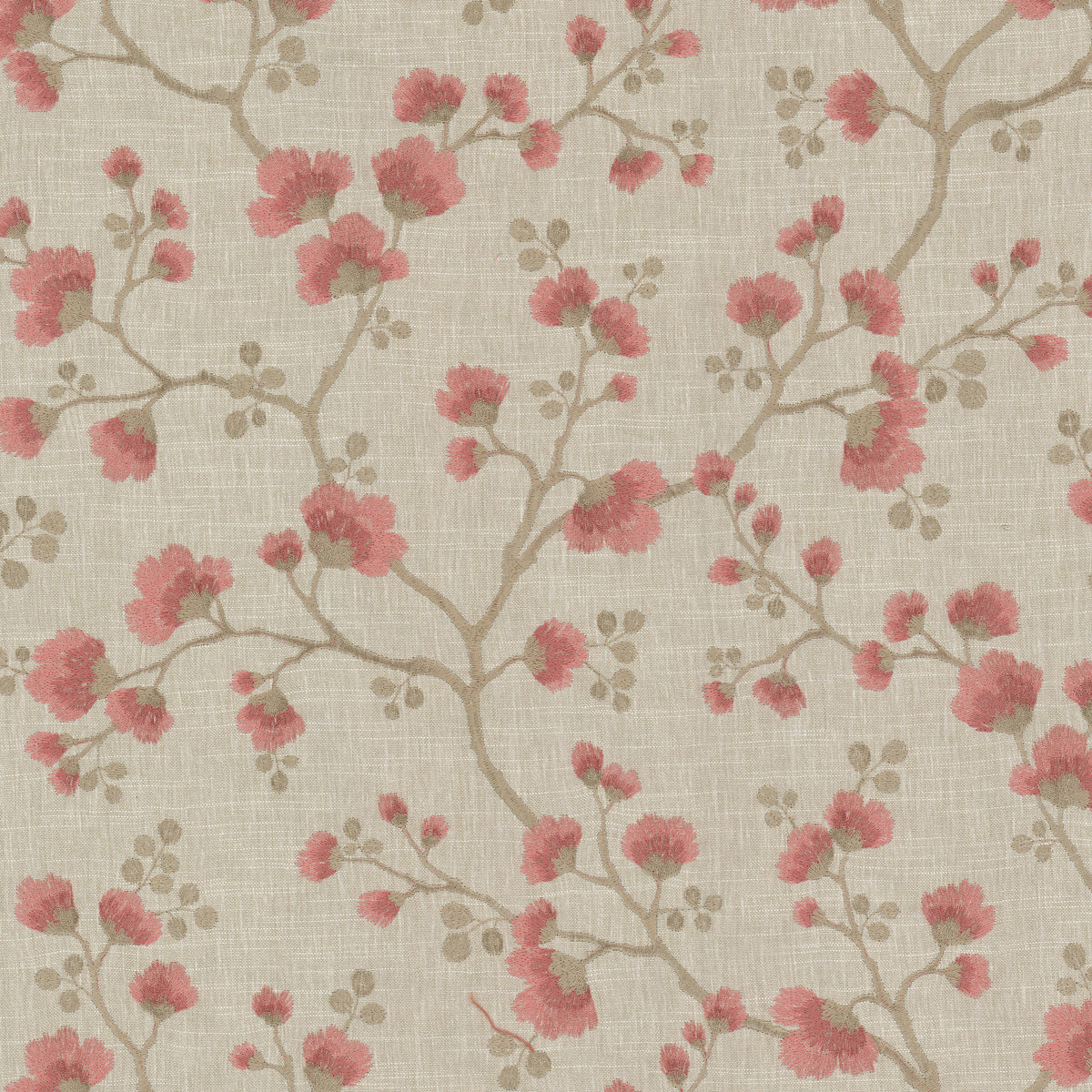 STOUT TEXTILES  MULTIPURPOSE,EMBROIDERIES TRADITIONAL, FLORAL GRENADINE,RHUB,WATERMELON   - RESP-1