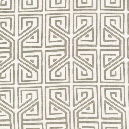 STOUT TEXTILES  MULTIPURPOSE,PRINT TRADITIONAL, GEOMETRIC TAUPE   - REVE-2