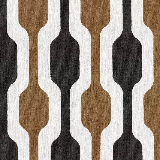 NICHOLASJOHN INC NJ-GLORY Walnut Geometric   Fabric - NJ25-2777