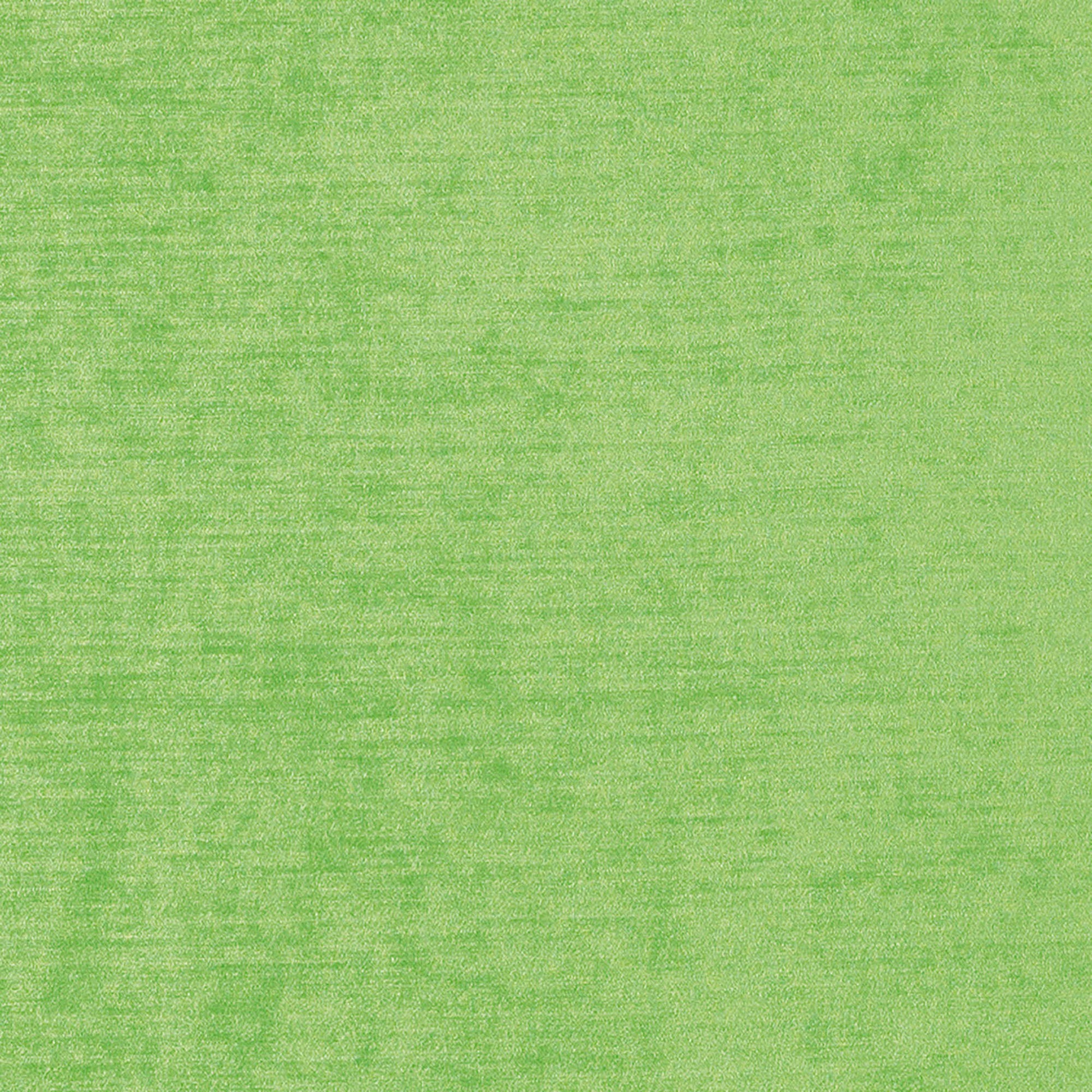 Lime-green chenille fabric swatch with textured surface.