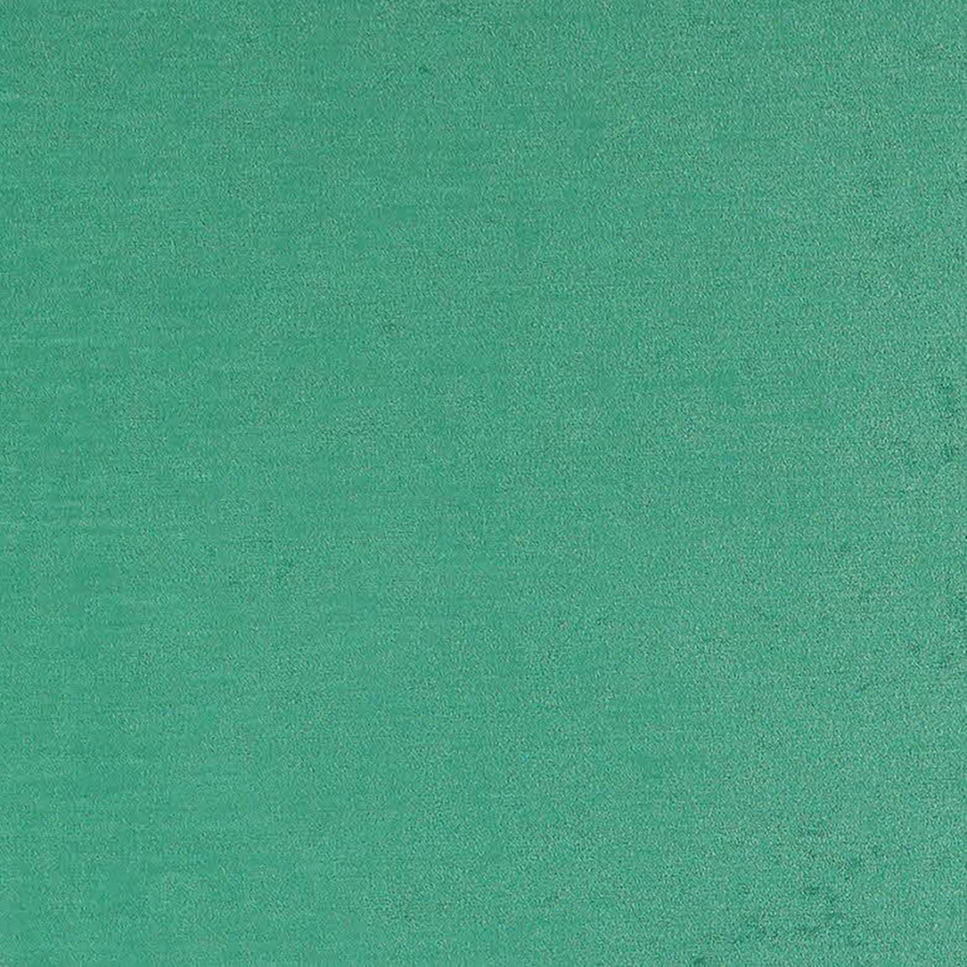Emerald-green textured chenille fabric swatch.