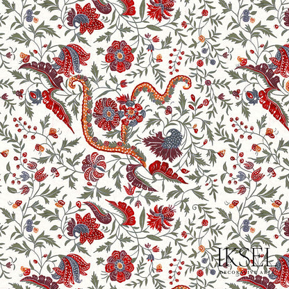 SCHUMACHER  IKSEL INDIENNE PRINTS PRINTS RED   - RF306CR52