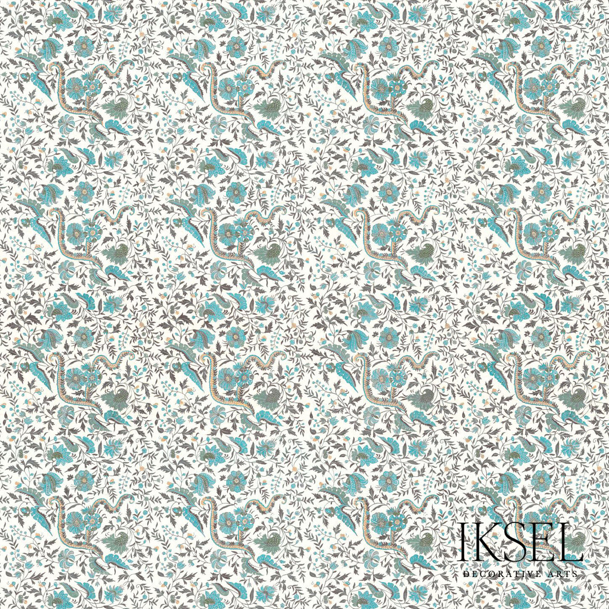 SCHUMACHER  IKSEL INDIENNE PRINTS PRINTS TURQUOISE   - RF306CR53