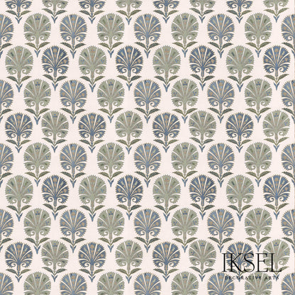 SCHUMACHER  IKSEL SUZANI CARNATION PRINTS PRINTS BLUES   - RF501CR54