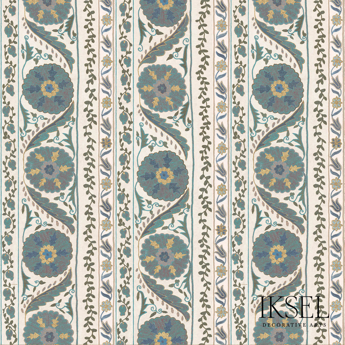 SCHUMACHER  IKSEL SUZANI BORDERS PRINTS PRINTS BLUES   - RF504CR54