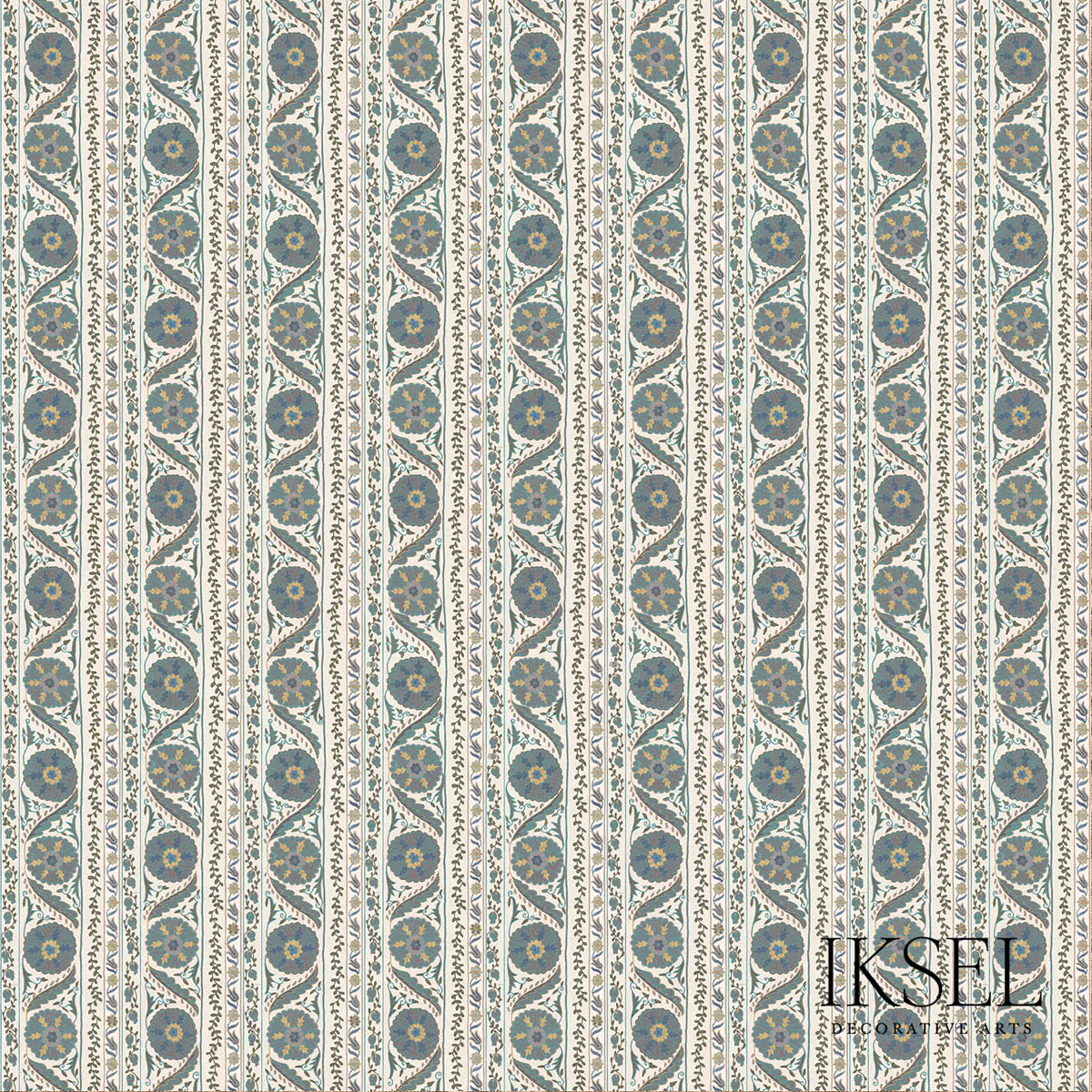 SCHUMACHER  IKSEL SUZANI BORDERS PRINTS PRINTS BLUES   - RF504CR54