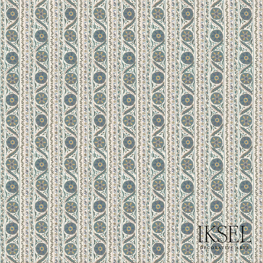 SCHUMACHER  IKSEL SUZANI BORDERS PRINTS PRINTS BLUES   - RF504CR54