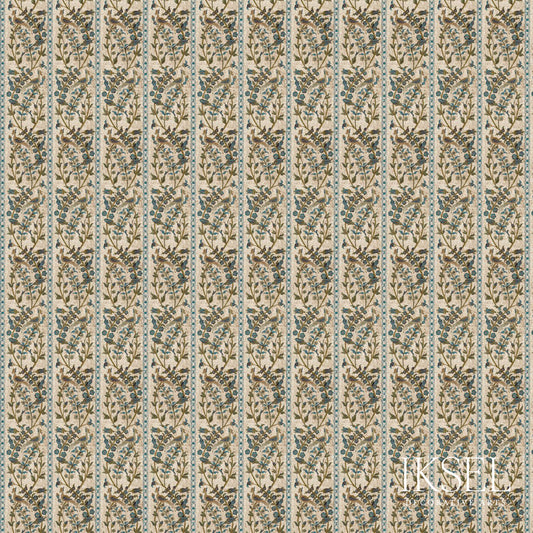 SCHUMACHER  IKSEL ALEPPO STRIPE PRINTS PRINTS BLUE   - RF537CR58