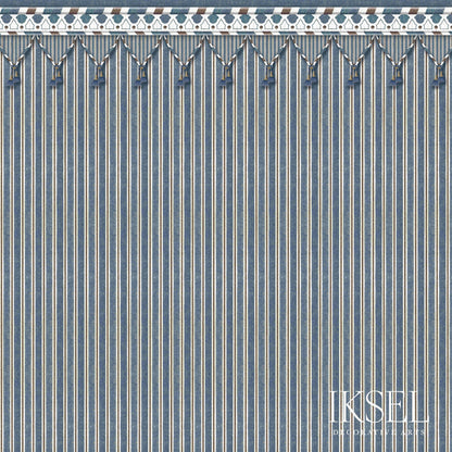 SCHUMACHER  IKSEL KUBILAI'S TENT PRINTS PRINTS BLUE   - RF712CS43