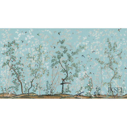 SCHUMACHER  IKSEL EASTERN EDEN PRINTS PRINTS TURQUOISE   - RF721CS71