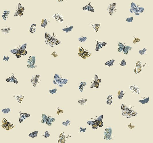 York Wallcoverings Rifle Paper Co. 3rd Edition Animals & Insects Butterfly House Whimsical Beiges   - RF7412