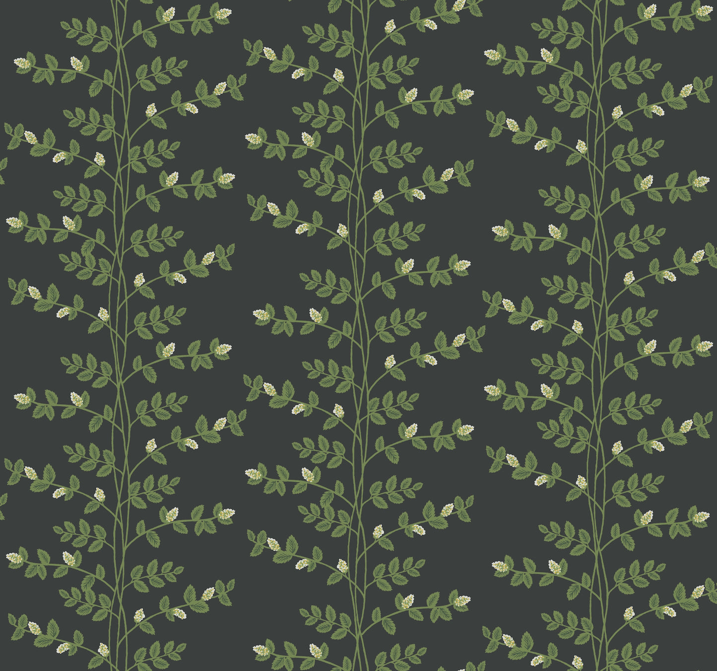 Rifle Paper Co. 3rd Edition Botanical Climbing Vine Whimsical Greens   - RF7422