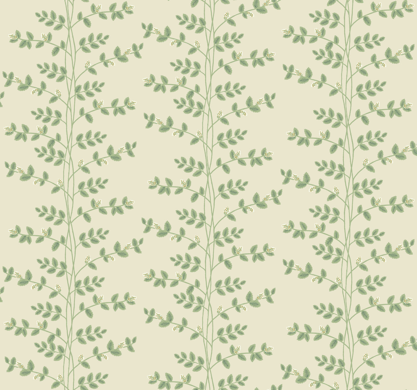 Rifle Paper Co. 3rd Edition Botanical Climbing Vine Whimsical Greens   - RF7423