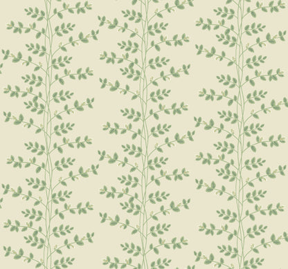 York Wallcoverings Rifle Paper Co. 3rd Edition Botanical Climbing Vine Whimsical Greens   - RF7423
