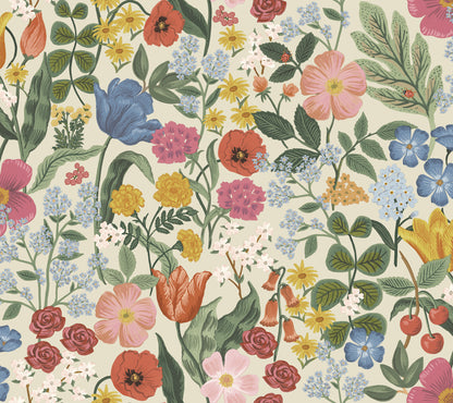 York Wallcoverings Rifle Paper Co. 3rd Edition Florals Blossom Whimsical Pinks   - RF7492