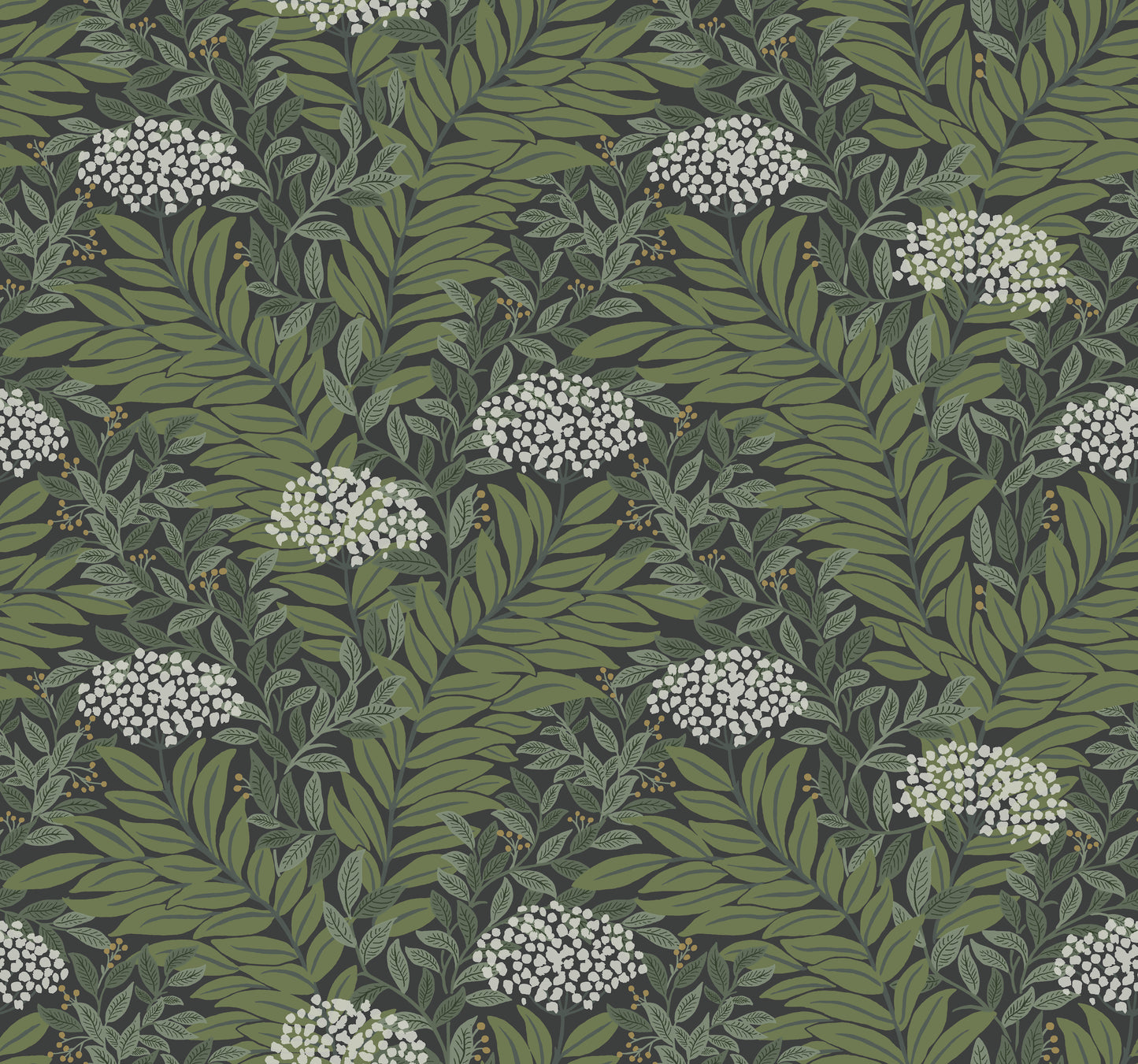 Rifle Paper Co. 3rd Edition Florals Highgrove Traditional Greens   - RF7504