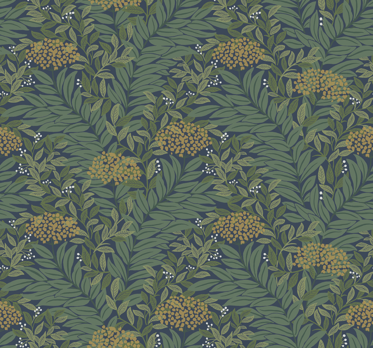 Rifle Paper Co. 3rd Edition Florals Highgrove Traditional Blues   - RF7505