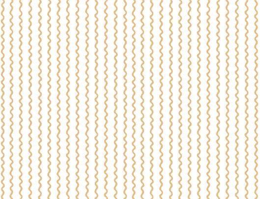 York Wallcoverings Rifle Paper Co. 3rd Edition Rickrack Gold Wallpaper Transitional Stripes Metallics   - RF7551