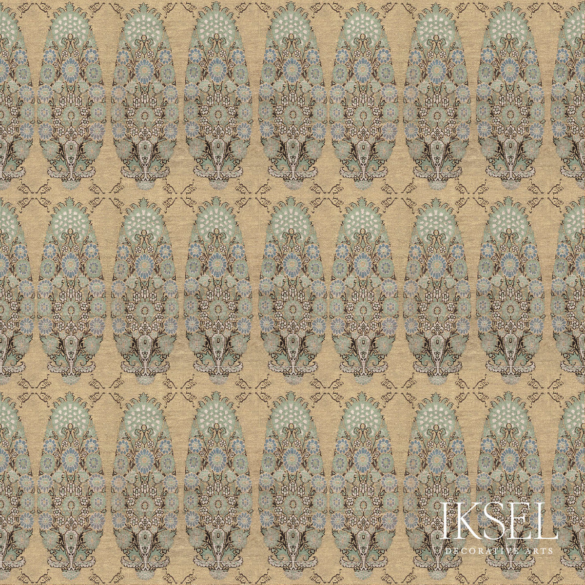 SCHUMACHER  IKSEL SAFAVID BOUQUET PRINTS PRINTS CELADON   - RF904CR63