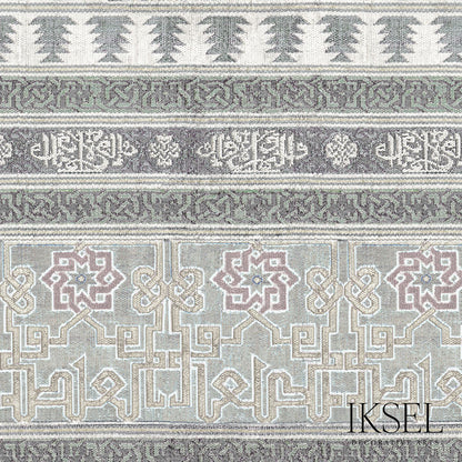 SCHUMACHER  IKSEL ALCAZAR BAYADERE PRINTS PRINTS GREY   - RF906CR59