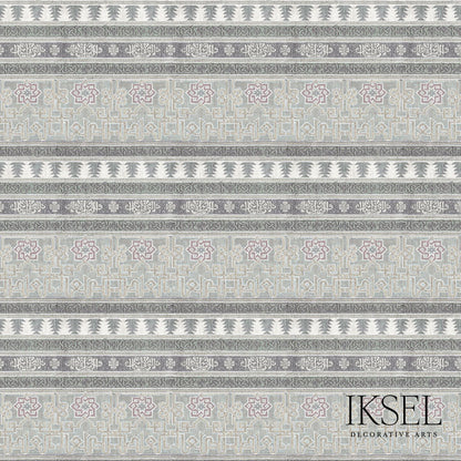 SCHUMACHER  IKSEL ALCAZAR BAYADERE PRINTS PRINTS GREY   - RF906CR59