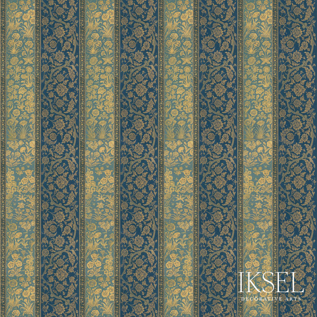 SCHUMACHER  IKSEL NUR JAHAN STRIPE LINEN PRINTS PRINTS ORIGINAL   - RF922BCS01