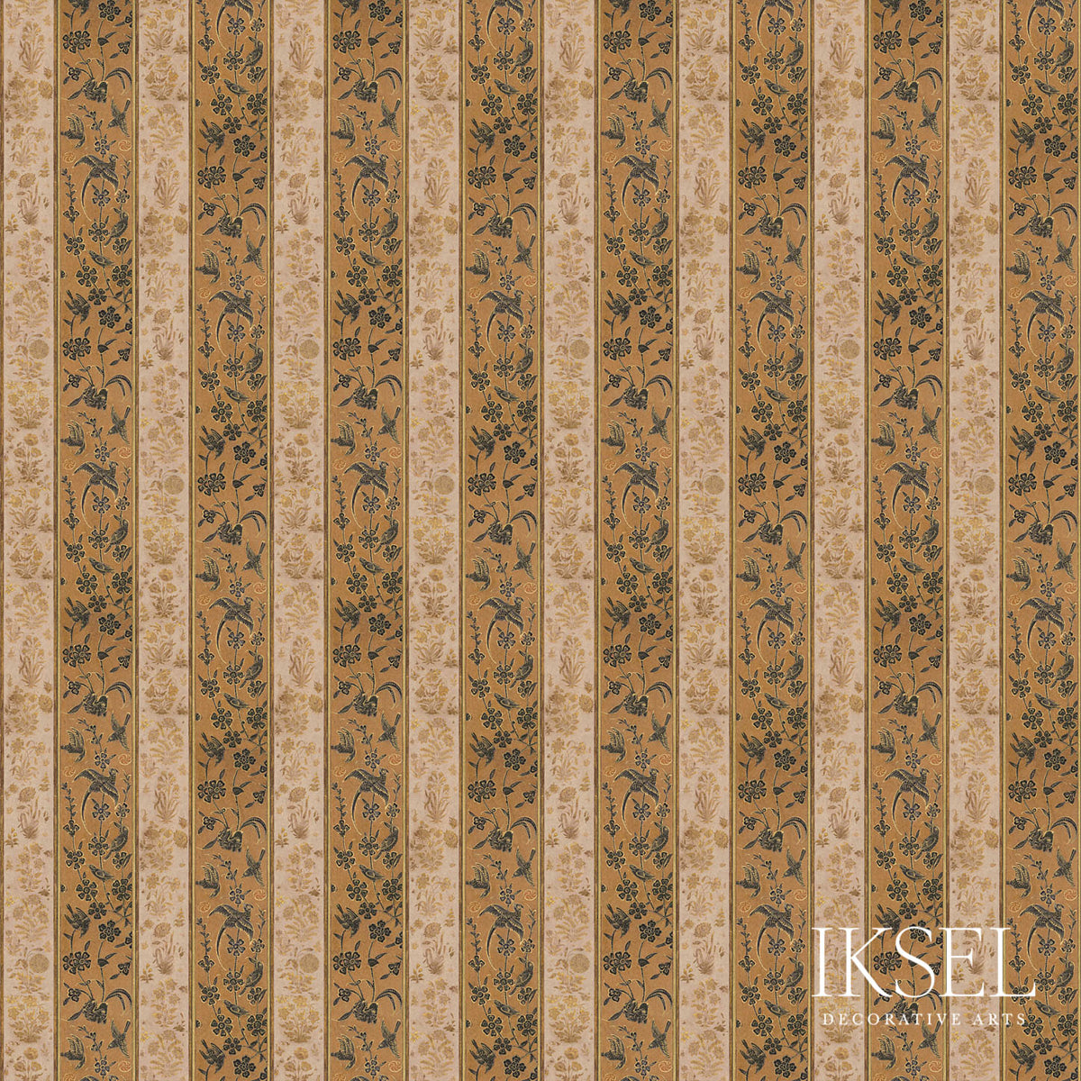 SCHUMACHER  IKSEL DELHI STRIPE LINEN PRINTS PRINTS ORIGINAL   - RF923BCS01