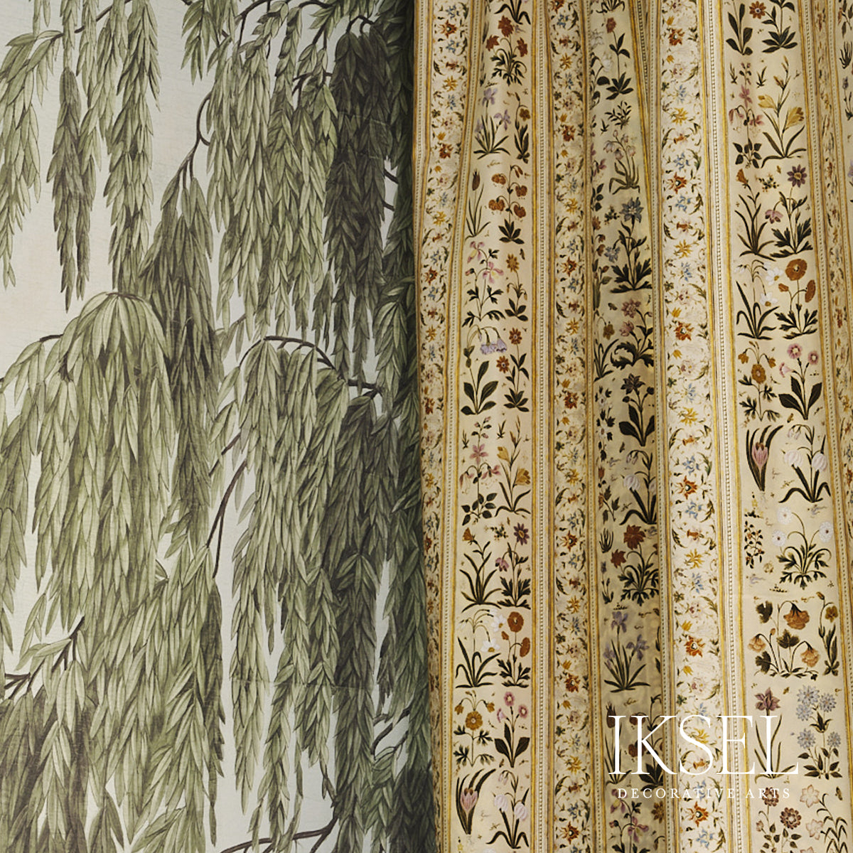 SCHUMACHER  IKSEL SHALIMAR STRIPE LINEN PRINTS PRINTS ORIGINAL   - RF924BCS01