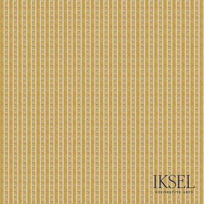 SCHUMACHER  IKSEL SAFAVID GOLDEN STRIPE PRINTS PRINTS GOLD   - RF928CR71