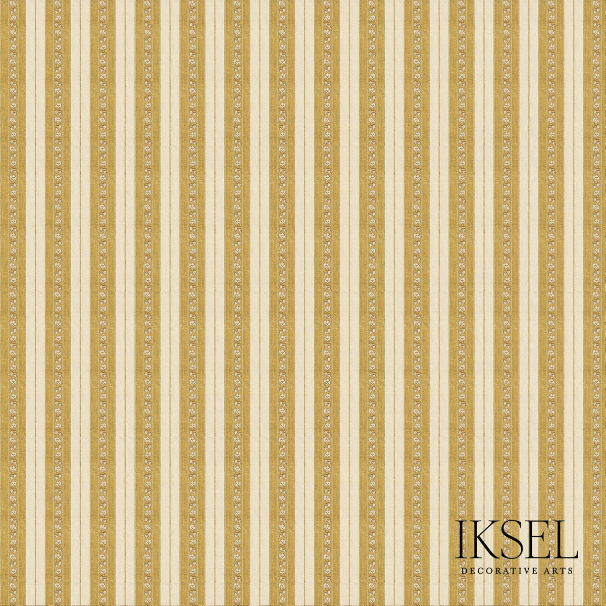 SCHUMACHER  IKSEL SAFAVID WIDE STRIPE PRINTS PRINTS GOLD   - RF929CR71