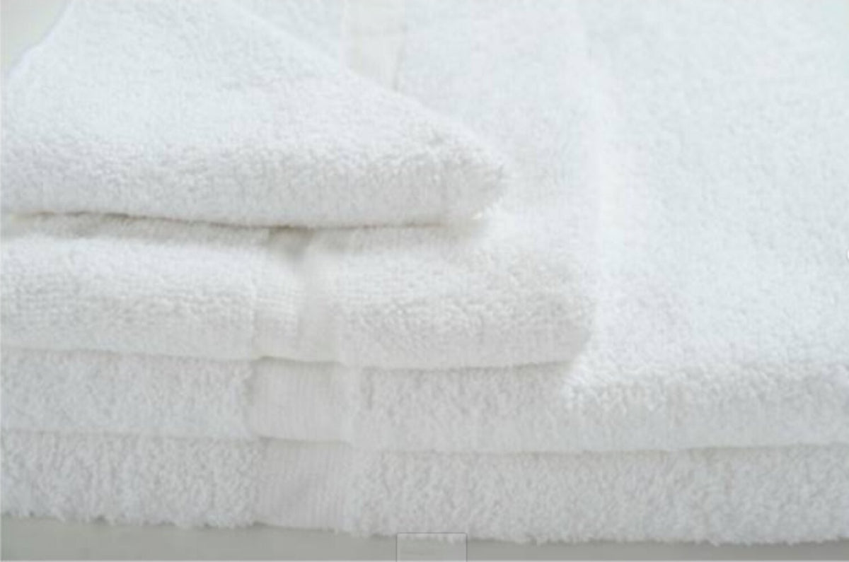 GOG Collection Cotton Blend Bath Towels, White