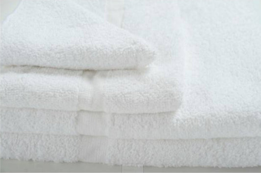 GOG Collection Cotton Blend Bath Towels, White