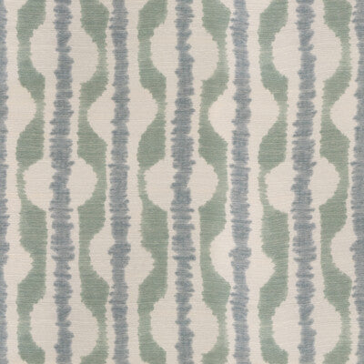 KRAVET COUTURE PRINT STRIPES TURQUOISE,BLUE,   - RHEA.1315.0