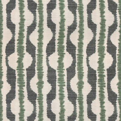 KRAVET COUTURE PRINT STRIPES GREEN,BLUE,   - RHEA.315.0