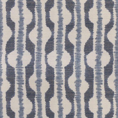 KRAVET COUTURE PRINT STRIPES BLUE,PURPLE,BLUE   - RHEA.510.0