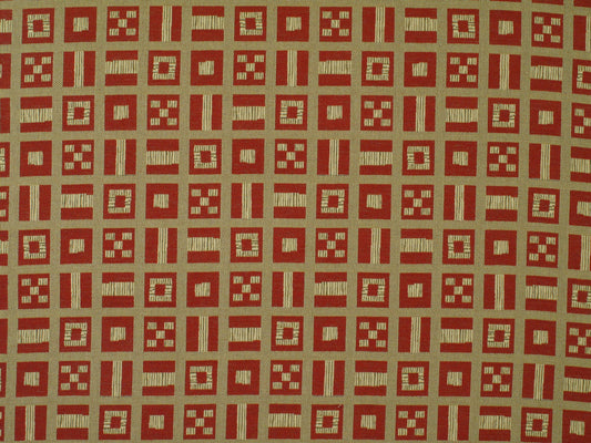 SCALAMANDRE OUTLET  FABRIC RHINELAND  FABRIC INDIAN RED   - RH 00031468