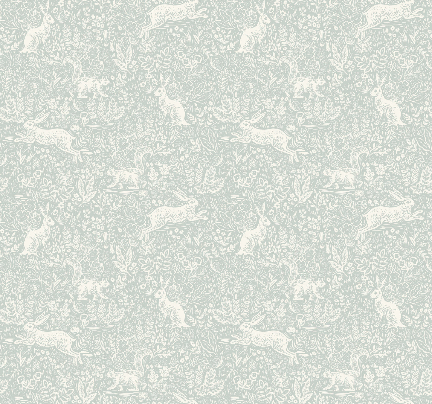 York Wallcoverings Rifle Paper Co. Fable Mineral Wallpaper  Animals Greys   - RI5101