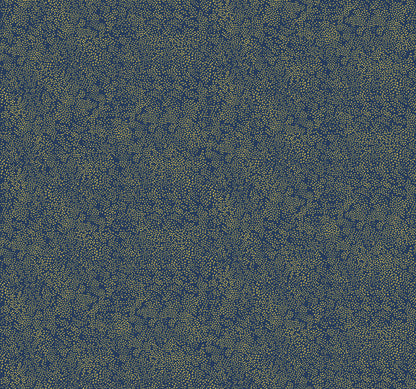York Wallcoverings Rifle Paper Co. Champagne Dots Gold and Navy Wallpaper  Small Prints Neutrals   - RI5113
