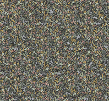 York Wallcoverings Rifle Paper Co. Tapestry Black Wallpaper  Botanical Blacks   - RI5124