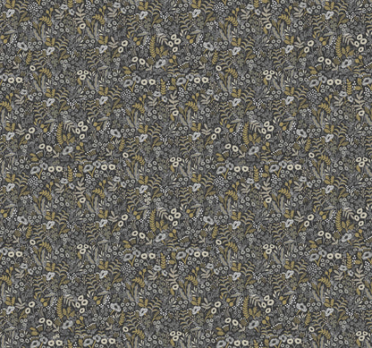 York Wallcoverings Rifle Paper Co. Tapestry Black and Beige Wallpaper  Botanical Blacks   - RI5125