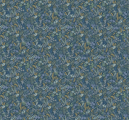 York Wallcoverings Rifle Paper Co. Tapestry Indigo Wallpaper  Botanical Blues   - RI5126
