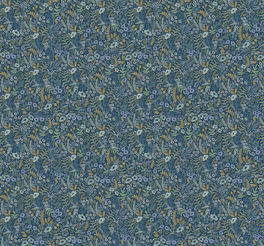 York Wallcoverings Rifle Paper Co. Tapestry Indigo Wallpaper  Botanical Blues   - RI5126