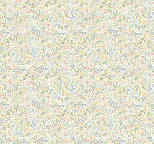 York Wallcoverings Rifle Paper Co. Tapestry Light Mustard Wallpaper  Botanical Yellows   - RI5127