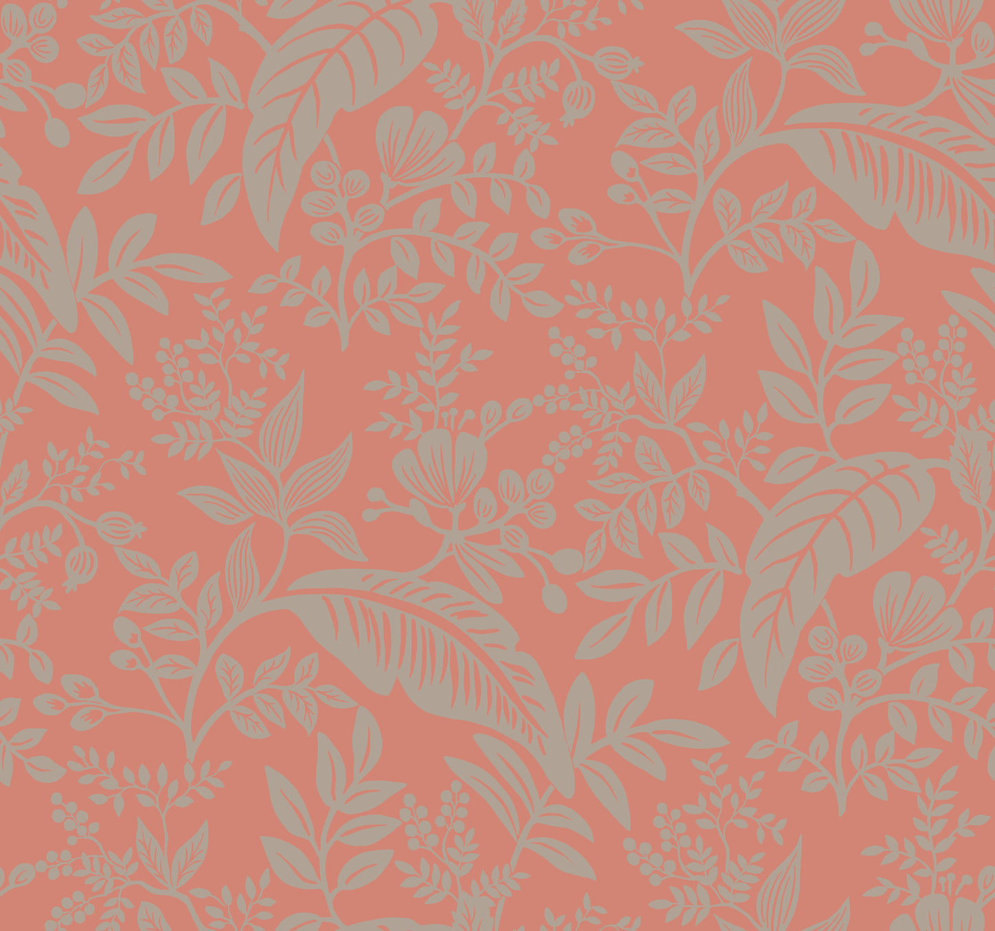 York Wallcoverings Rifle Paper Co. Canopy Rose Wallpaper  Botanical Reds   - RI5135