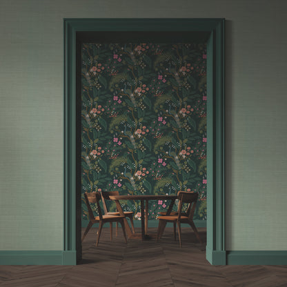 York Wallcoverings Rifle Paper Co. Palette Sage Wallpaper  Weaves Greens   - RI5186