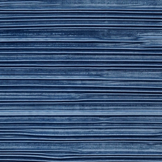 JF Fabrics JF Studio RICKI 68 Fabric Pleated Blue  Velvet - 9016868 SJ102
