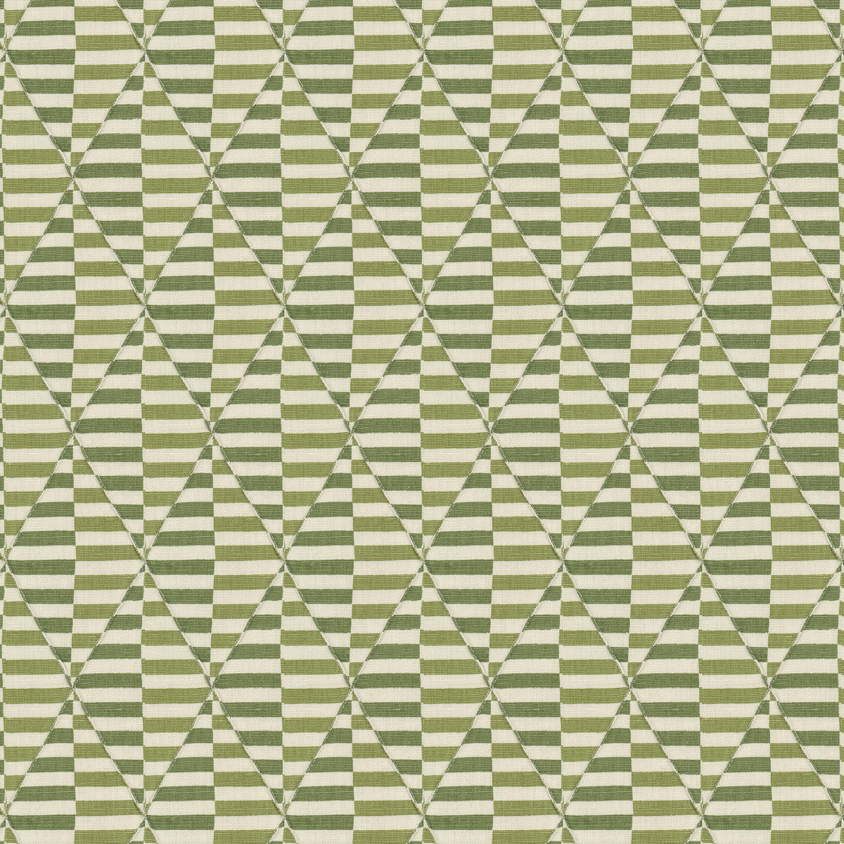 STOUT TEXTILES  MULTIPURPOSE,PRINT TRANSITIONAL,, GEOMETRIC FERN,MOSS   - RIDG-1