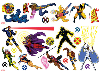 York Wallcoverings RoomMates Marvel's X-MEN '97 Characters Peel and Stick  Wall Decals Graphics Kids Black  Current Peel & Stick - RMDM5574